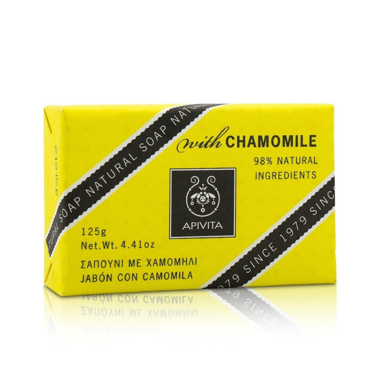 Apivita Natural Soap With Chamomile 125g/4.41oz Image 1