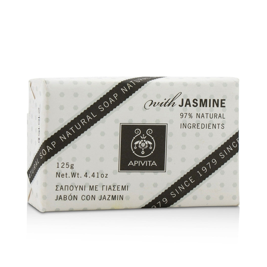 Apivita Natural Soap With Jasmine 125g/4.41oz Image 1