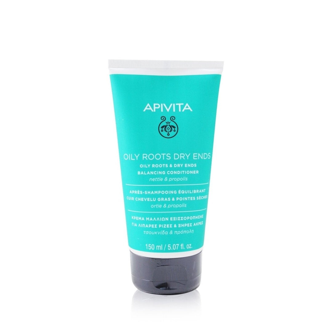 Apivita Oily Roots and Dry Ends Balancing Conditioner with Nettle and Propolis 150ml/5.07oz Image 1