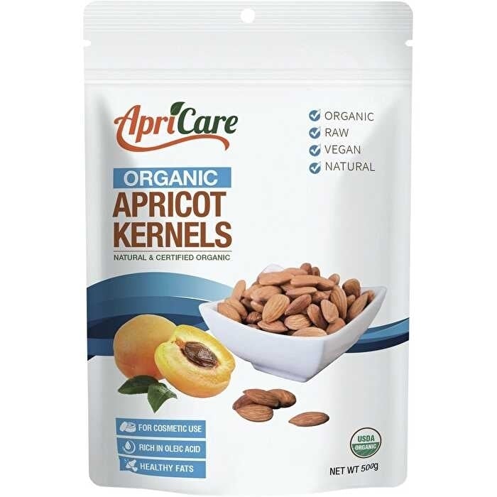 Apricare Apricot Kernels Organic Raw 500g Image 1