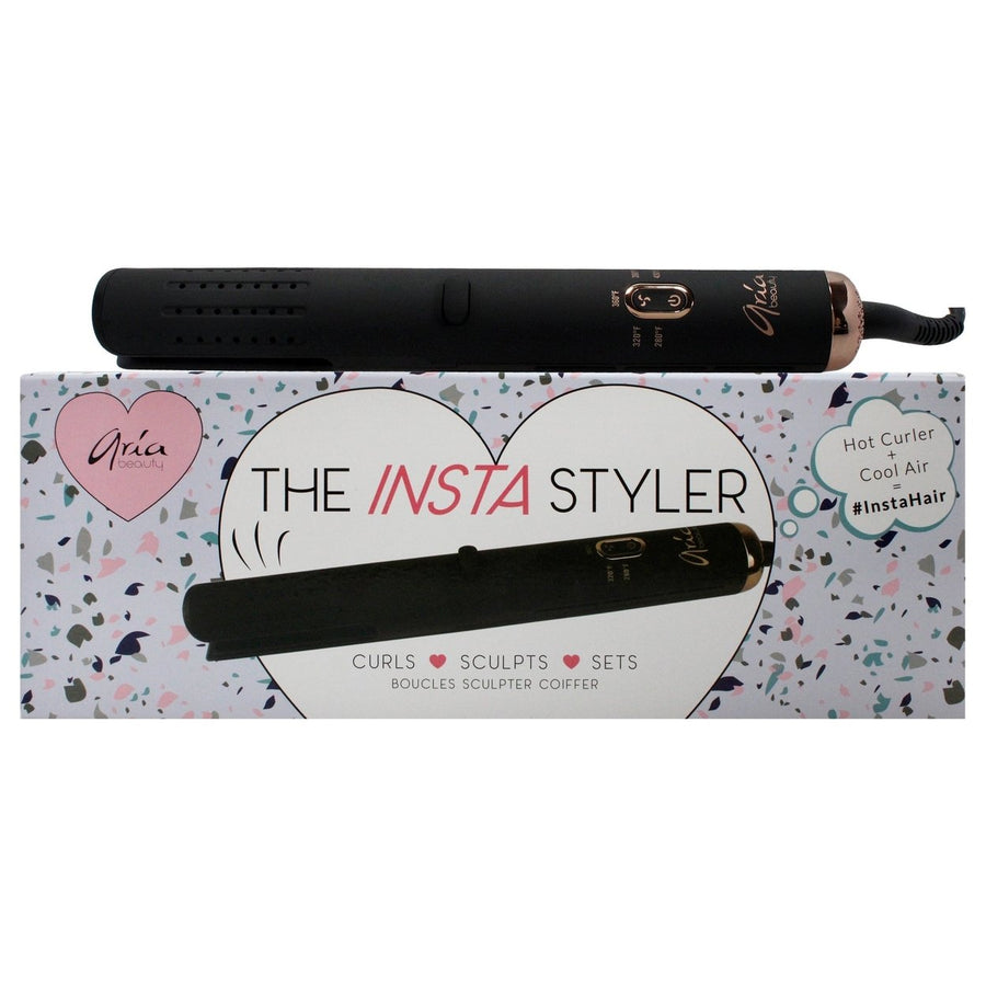 Aria Beauty Insta Styler Ceramic Hair Curler - Black by Aria Beauty for Women - 1 Pc Curling Iron Image 1