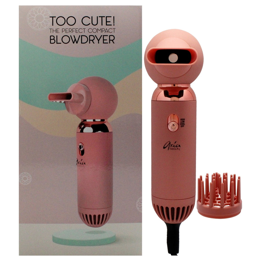 Aria Beauty Too Cute Compact Blowdryer - Rose Gold by Aria Beauty for Women - 1 Pc Hair Dryer Image 1