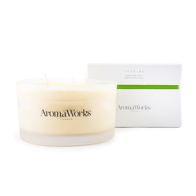 Aromaworks Inspire Candle 3 Wick Large by Aromaworks for Unisex - 14.1 oz Candle Image 1