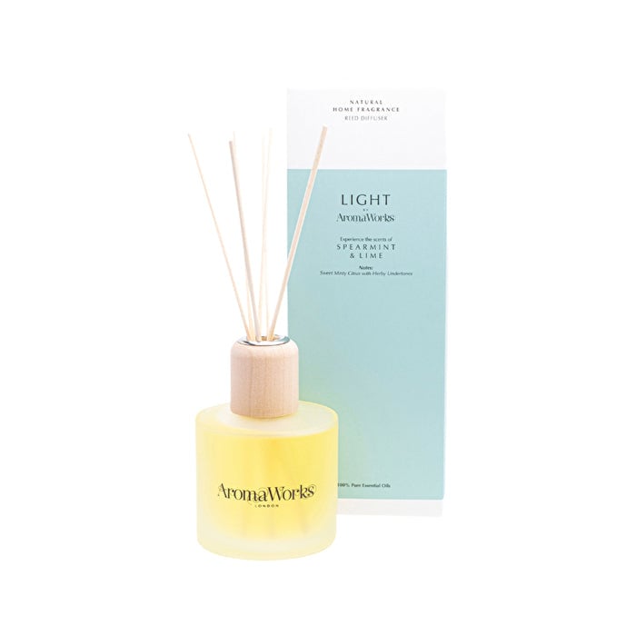 AromaWorks Light Reed Diffuser Spearmint and Lime 200ml Image 1