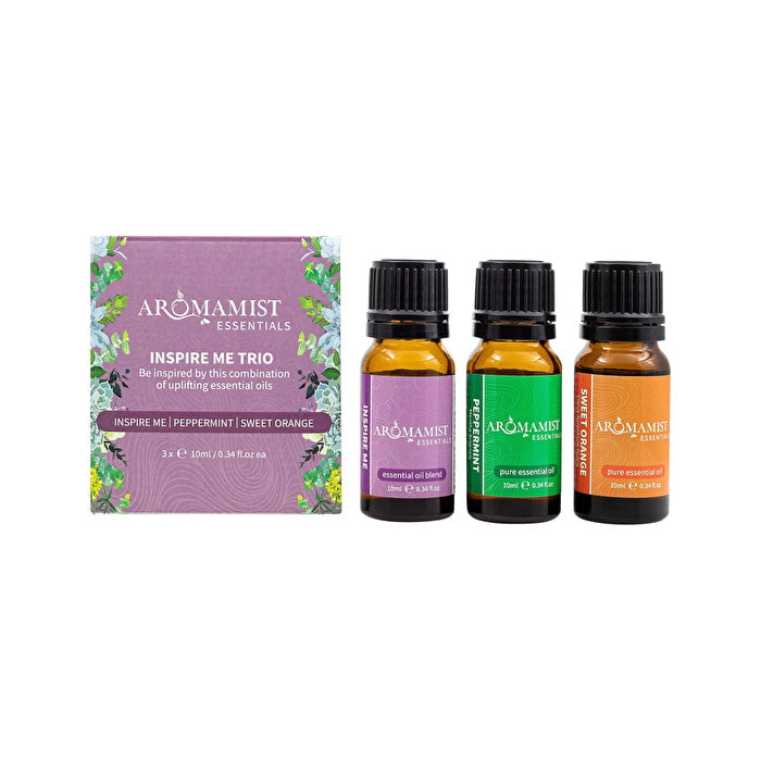 Aromamist Essentials Essential Oil Trio Inspire Me 10ml x 3 Pack Image 1