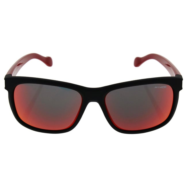 Arnette Arnette AN 4196 2242/6Q Slacker - Fuzzy Black/Red by Arnette for Men - 56-19-135 mm Sunglasses Image 1