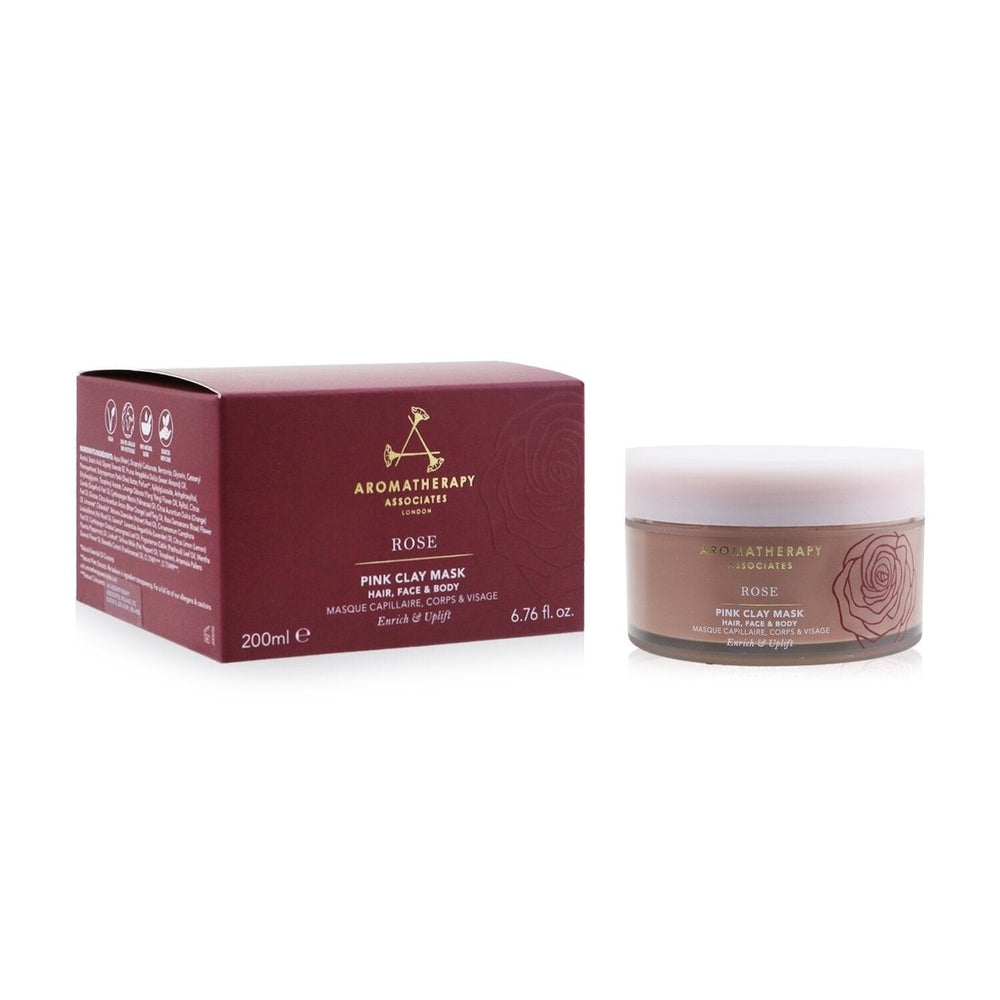 Aromatherapy Associates Rose - Pink Clay Mask (HairFace and Body) 200ml/6.76oz Image 2