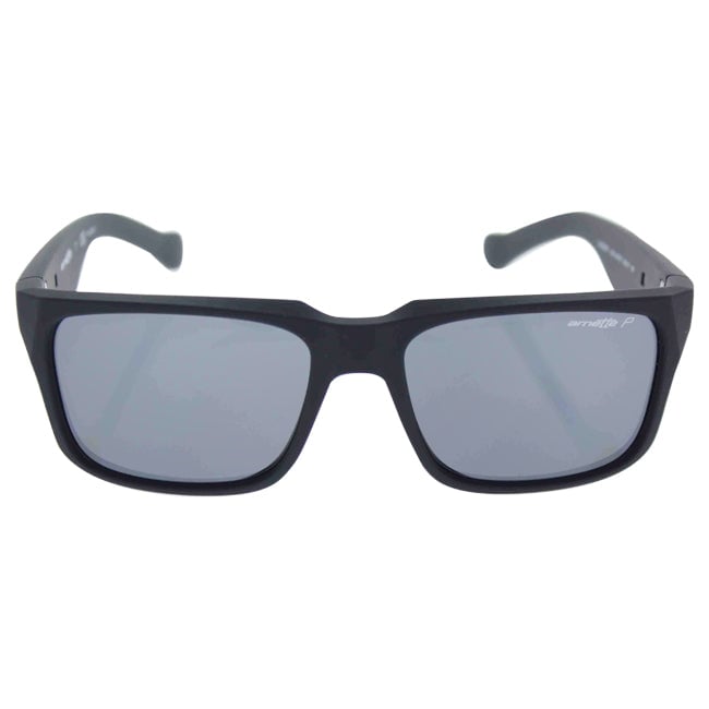 Arnette Arnette AN 4211 447/81 D Street - Fuzzy Black/Gray Polarized by Arnette for Men - 55-17-130 mm Sunglasses Image 1