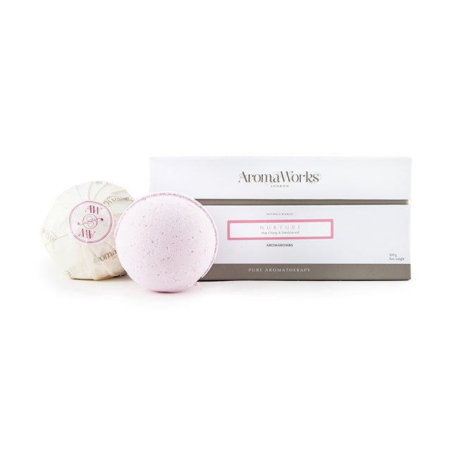 Aromaworks Nurture AromaBomb Duo by Aromaworks for Unisex - 2 x 8.81 oz Bath Bomb Image 1