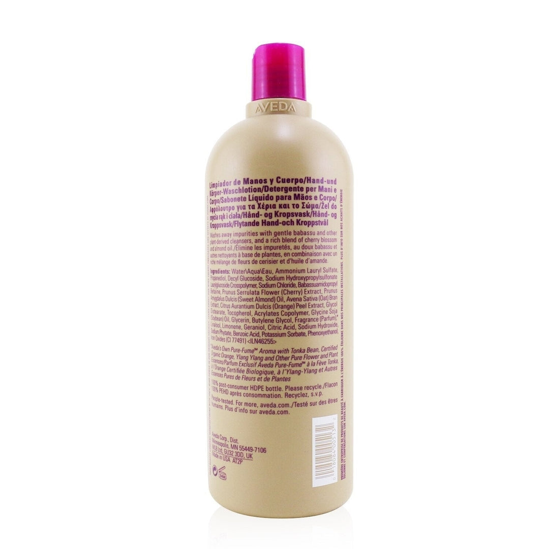 Aveda Cherry Almond Hand and Body Wash 1000ml/33.8oz Image 6