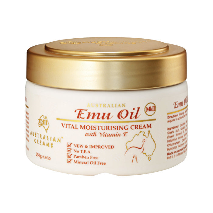 Australian Creams Mk Ii Australian Creams MkII Emu Oil Vital Moisturising Cream with Vitamin E 250g Image 1