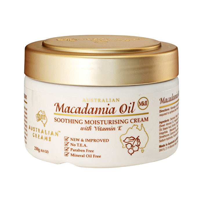 Australian Creams Mk Ii Australian Creams MkII Macadamia Oil Soothing Moisturising Cream with Vitamin E 250g Image 1