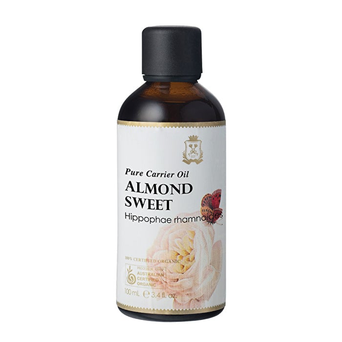 Ausganica 100% Certified Organic Pure Carrier Oil Almond Sweet 100ml Image 1