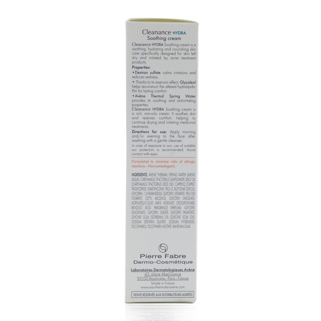 Avene Cleanance HYDRA Soothing Cream 40ml/1.3oz Image 4