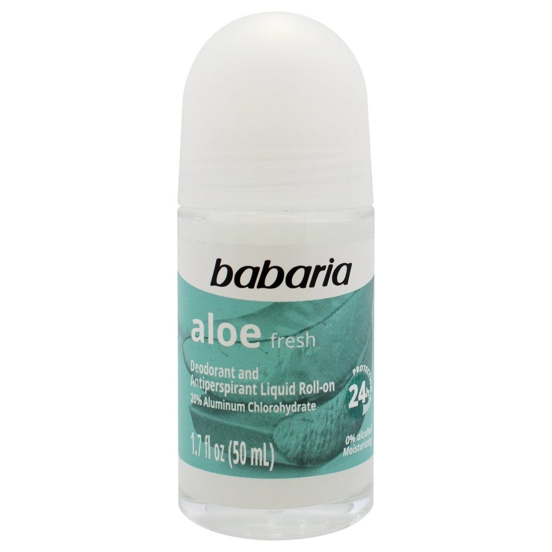 Babaria Aloe Fresh 24H Protection Deodorant and Antiperpirant by Babaria for Women - 1.7 oz Deodorant Roll-On Image 1