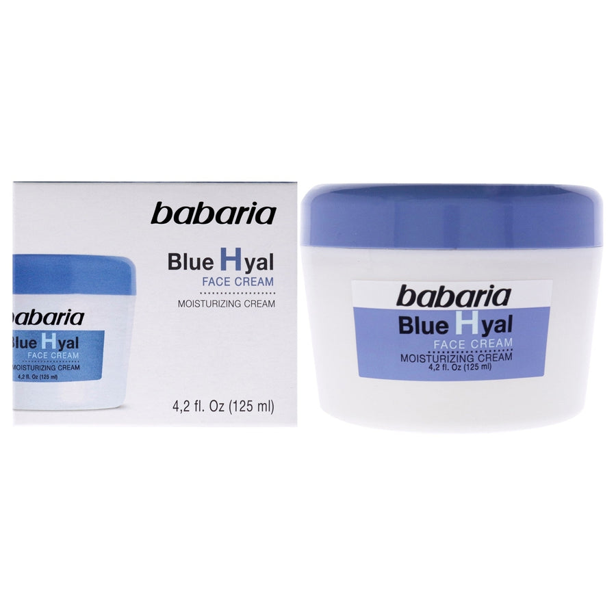 Babaria Blue Hyal Face Cream by Babaria for Unisex - 4.2 oz Cream Image 1