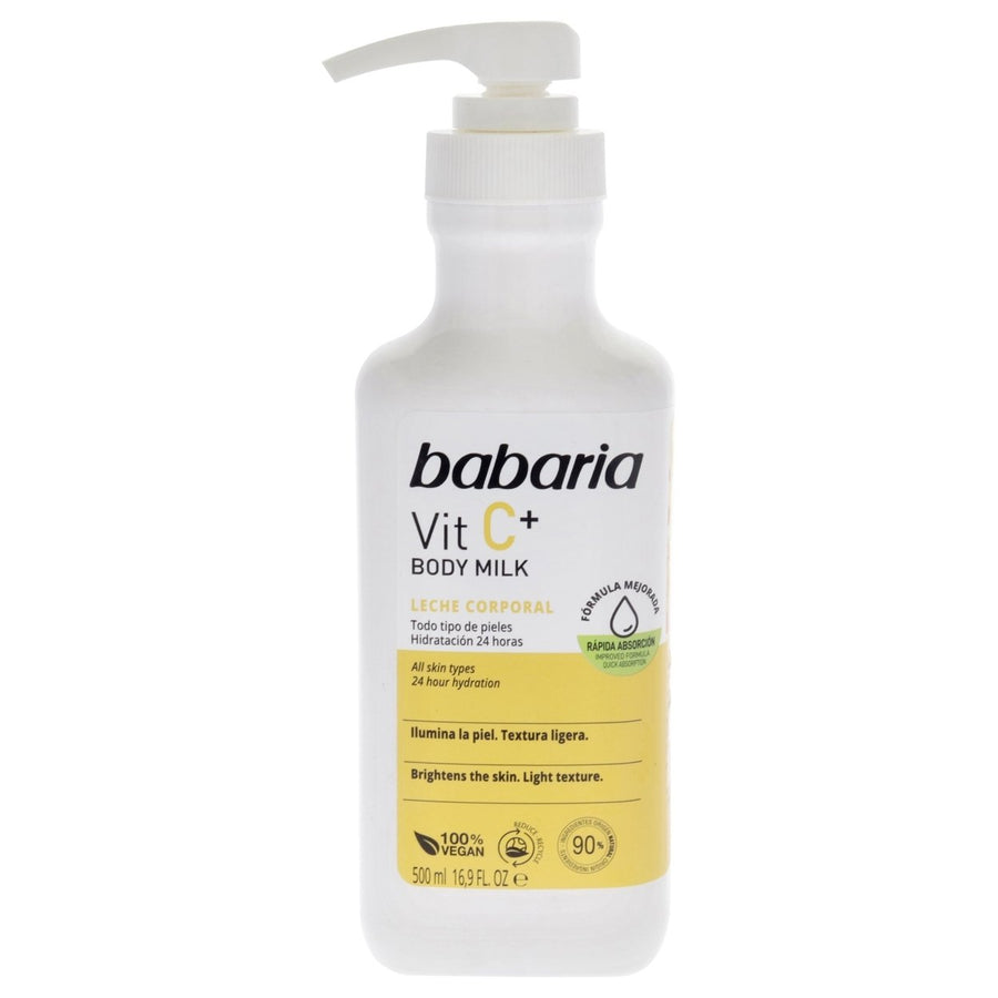 Babaria Vitamin C Plus Body Milk by Babaria for Unisex - 16.9 oz Body Milk Image 1