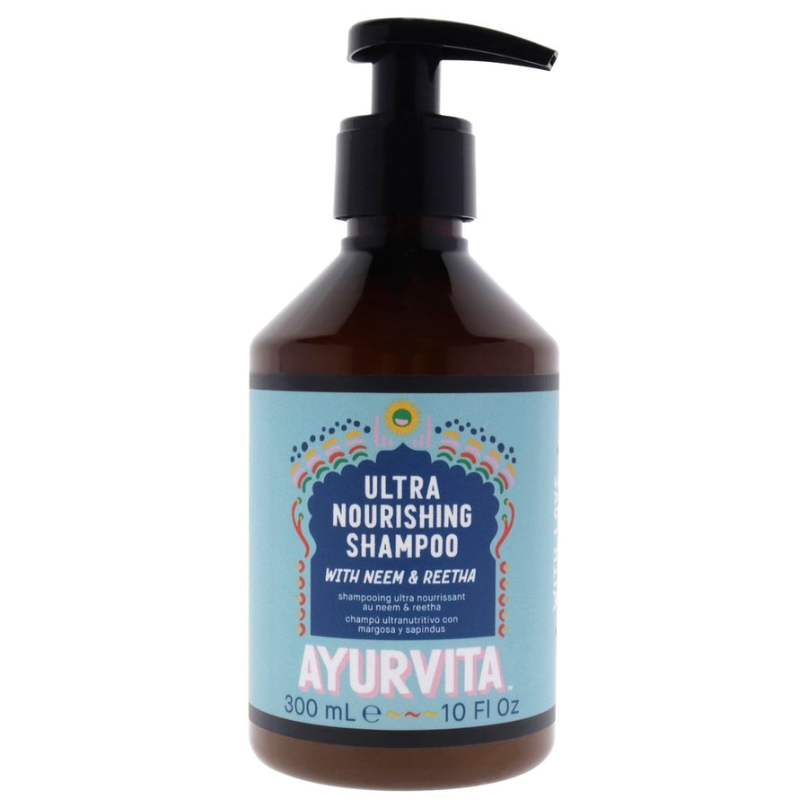 AyurVita Neem and Reetha Ultra Nourishing Shampoo by AyurVita for Unisex - 10 oz Shampoo Image 1