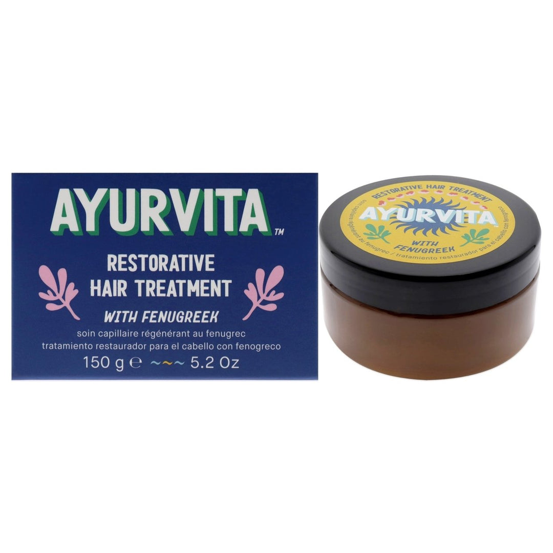 AyurVita Restorative Hair Treatment With Fenugreek by AyurVita for Unisex - 5.2 oz Treatment Image 1