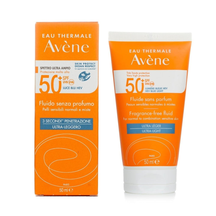 Avene Very High Protection Fragrance-Free Fluid SPF50+ - For Normal to Combination Sensitive Skin 50ml/1.7oz Image 2