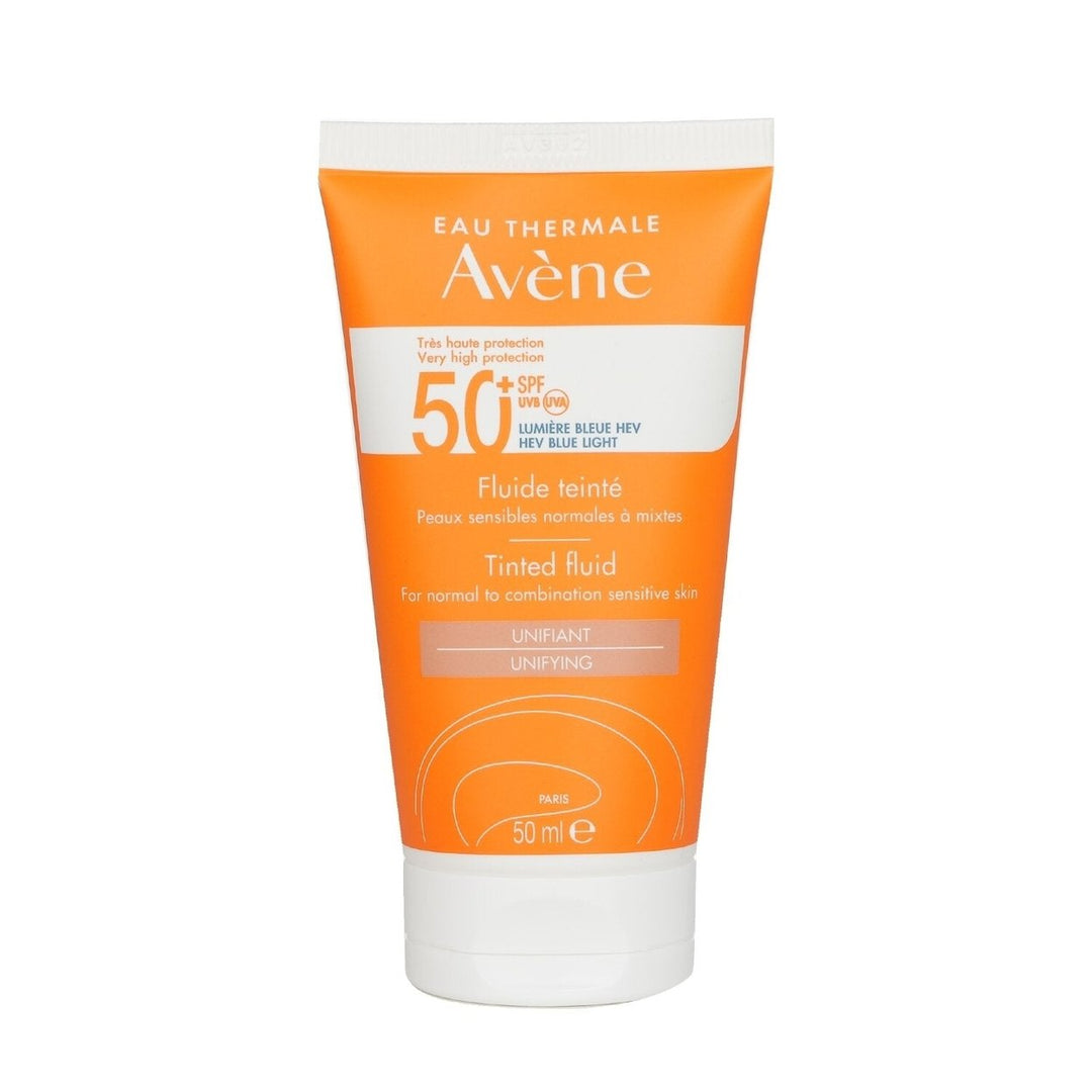 Avene Very High Protection Tinted Fluid SPF50+ - For Normal to Combination Sensitive Skin 50ml/1.7oz Image 1