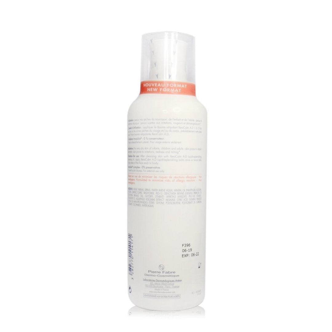 Avene XeraCalm A.D Lipid-Replenishing Balm - For Very Dry Skin Prone to Atopic Dermatitis or Itching 200ml/6.76oz Image 4