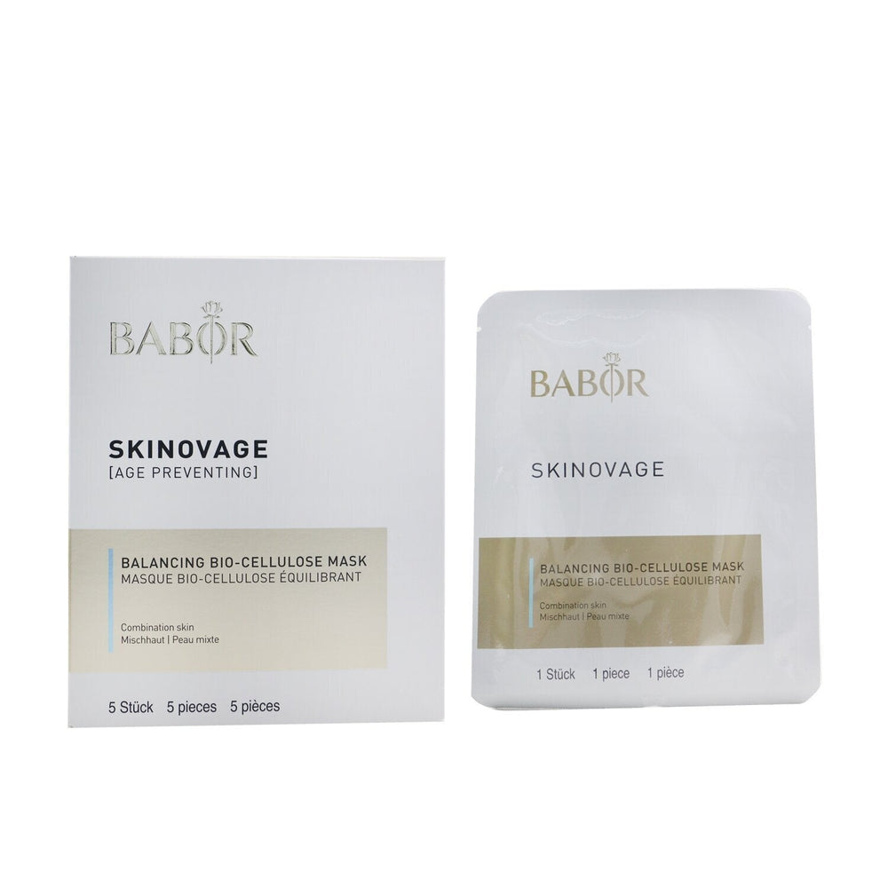 Babor Skinovage [Age Preventing] Balancing Bio-Cellulose Mask - For Combination Skin 5pcs Image 2