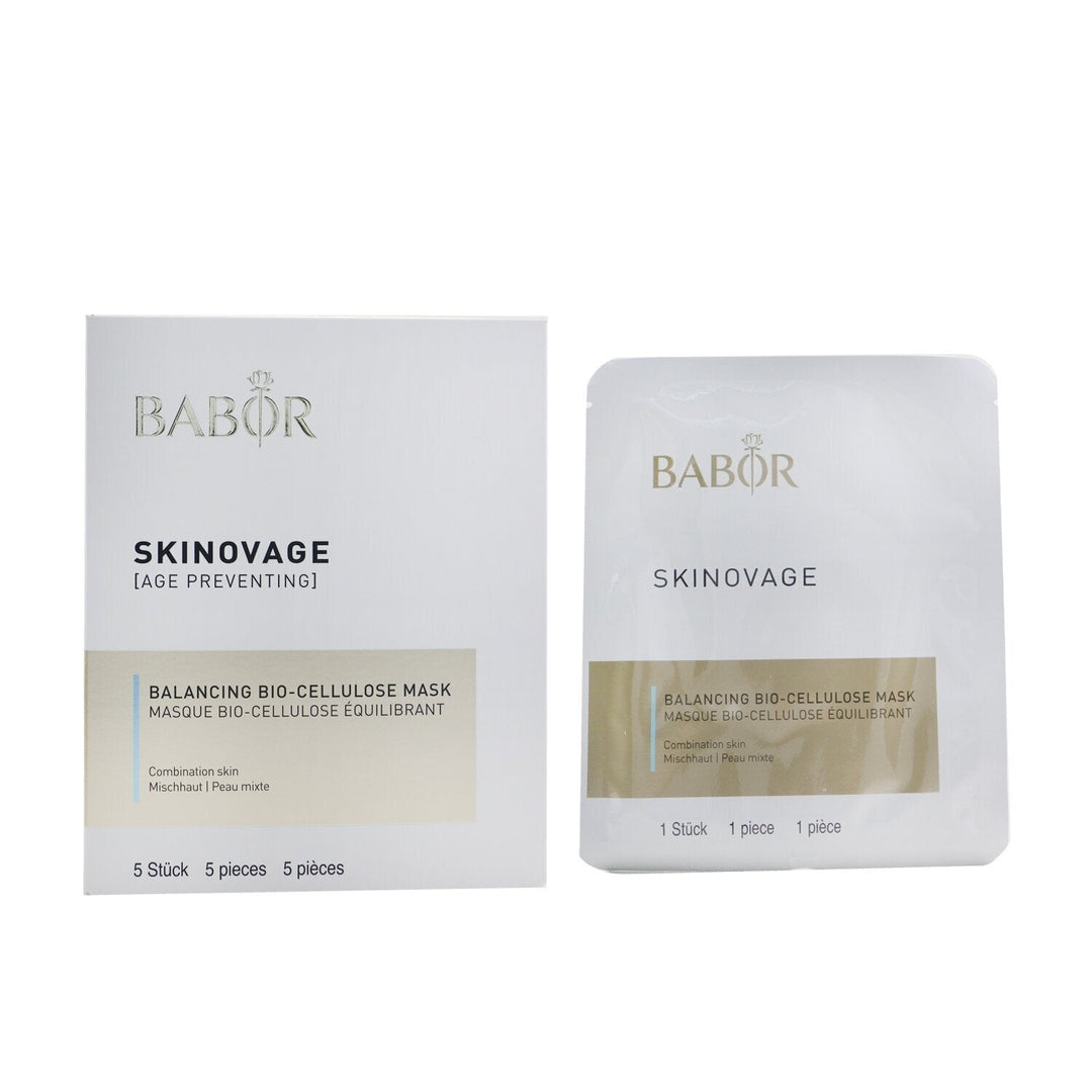 Babor Skinovage [Age Preventing] Balancing Bio-Cellulose Mask - For Combination Skin 5pcs Image 2