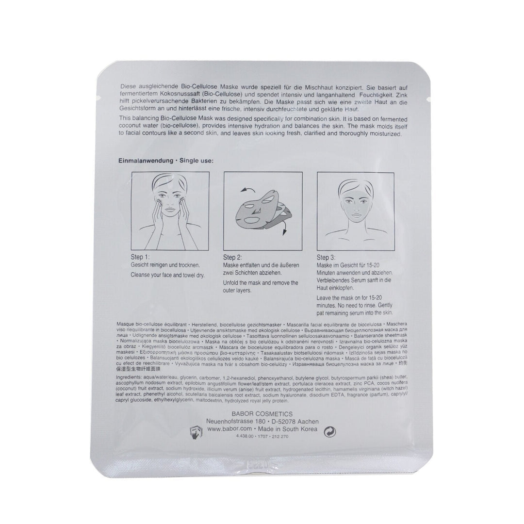 Babor Skinovage [Age Preventing] Balancing Bio-Cellulose Mask - For Combination Skin 5pcs Image 3