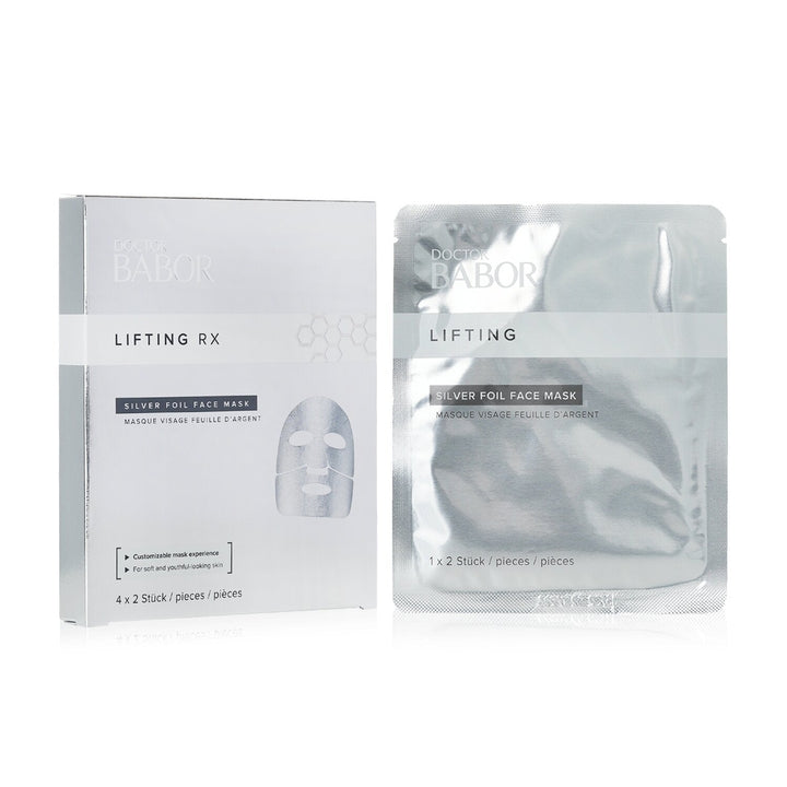 Babor Doctor Babor Lifting Rx Silver Foil Face Mask 4pcs Image 2