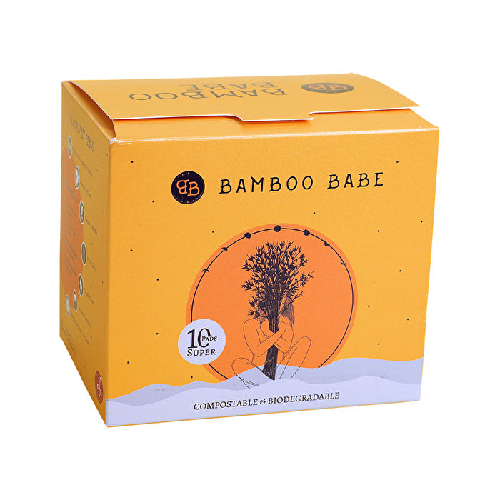 Bamboo Babe Super Pads x 10 Pack Image 1