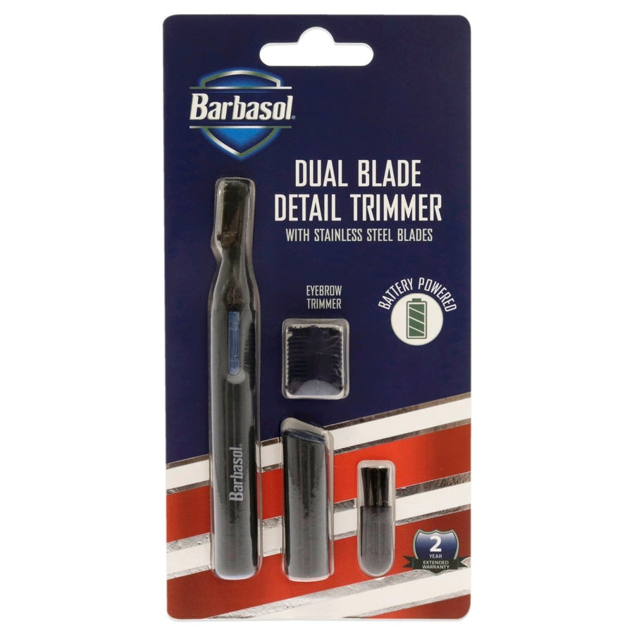 Barbasol Dual Blade Detail Trimmer by Barbasol for Men - 1 Pc Trimmer Precision Trimmer Fine Detail Trimmer Angled Head Image 1