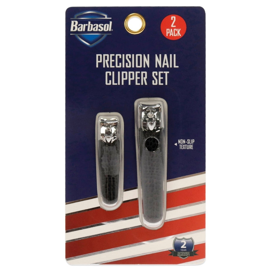 Barbasol Precision Nail Clipper Kit by Barbasol for Men - 2 Pc Nail Clipper Toe Clipper Image 1