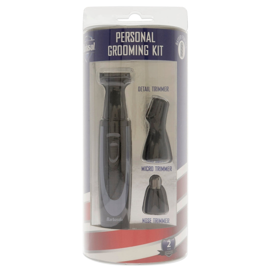 Barbasol Personal Groomer Set by Barbasol for Men - 3 Pc Foil Attachment Ear and Nose Trimmer Image 1