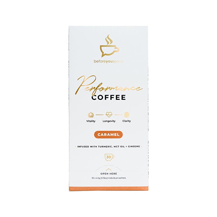 Before You Speak Performance Coffee Caramel 4.5g x 30 Pack Image 1