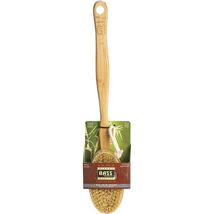 Bass Brushes The Skin Brush Bamboo Handle Sisal Bristles Image 1