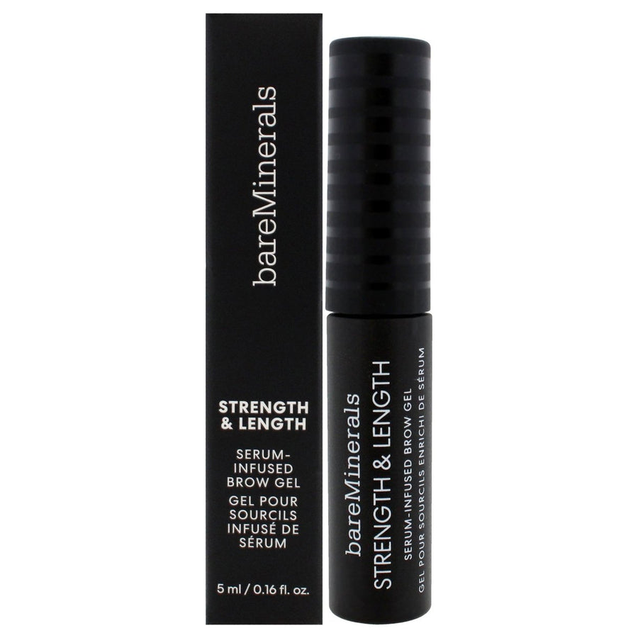 BareMinerals Strength and Length Serum-Infused Brow Gel - Chestnut by bareMinerals for Women - 0.16 oz Eyebrow Gel Image 1