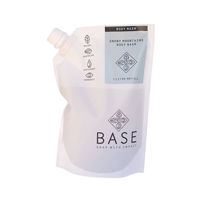 Base (Soap With Impact) Body Wash Snowy Mountain Refill 1000ml Image 1