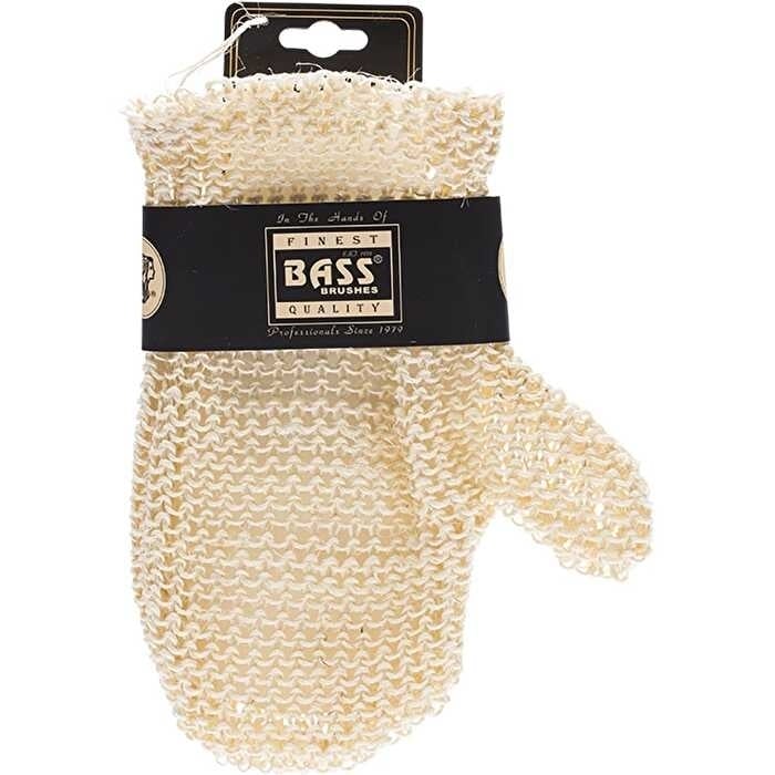 Bass Body Care Sisal Deluxe Hand Glove Knitted Style Firm Image 1