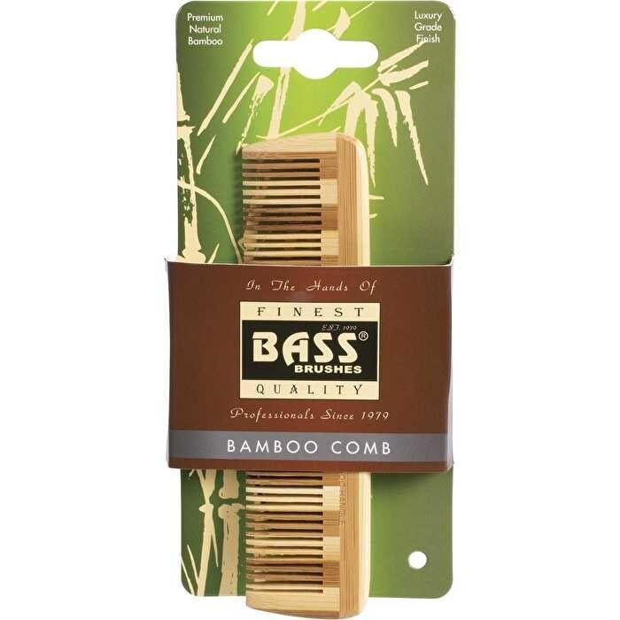 Bass Brushes Bamboo Comb Pocket Size Fine Tooth Image 1