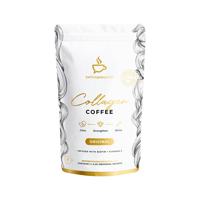 Before You Speak Collagen Coffee Original 6.5g x 7 Pack Image 1