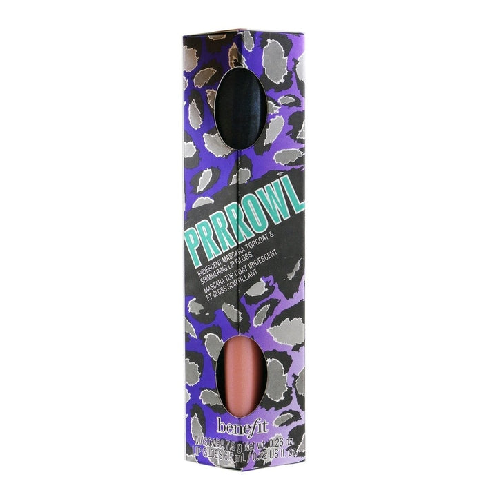 Benefit Prrrowl Iridescent Mascara Topcoat and Shimmering Lip Gloss Image 3