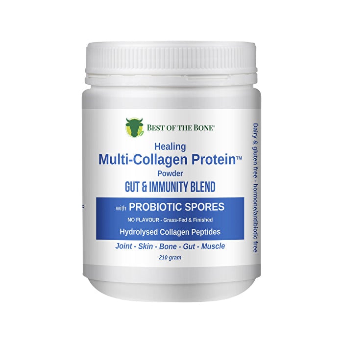 Best Of The Bone Best of the Bone Healing Multi-Collagen Protein Powder Gut and Immunity Blend with Probiotic Spores Image 1