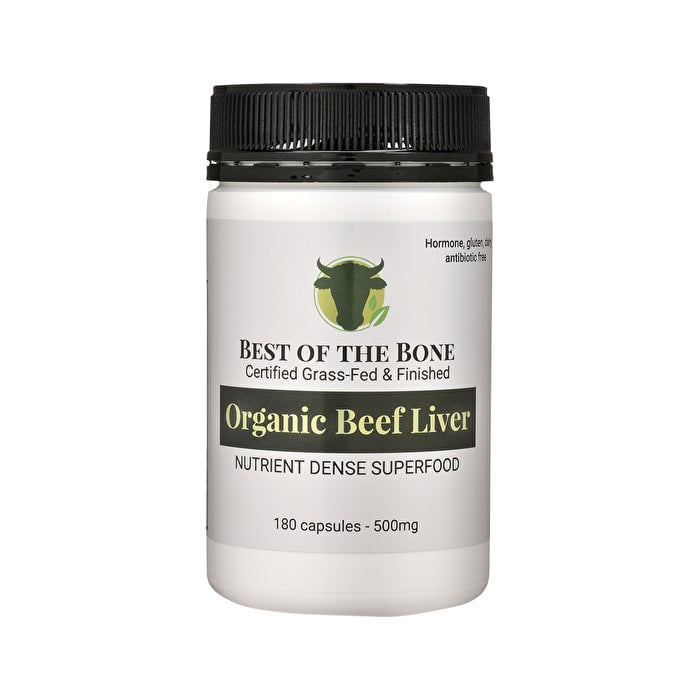 Best Of The Bone Best of the Bone Organic Beef Liver Nutrient Dense Superfood 180c Image 1