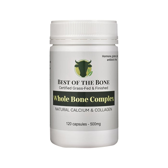 Best Of The Bone Best of the Bone Whole Bone Complex Natural Calcium and Collagen 120c Image 1