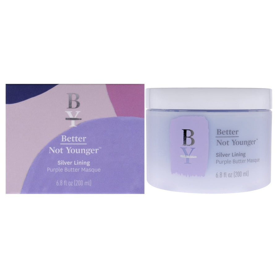 Better Not Younger Silver Lining Purple Butter Masque by Better Not Younger for Unisex - 6.8 oz Masque Image 1