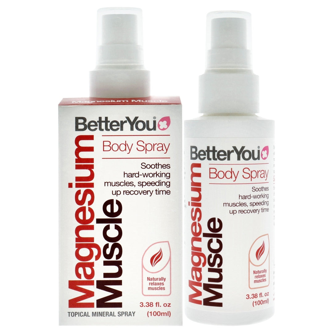 BetterYou Magnesium Muscle Body Spray by BetterYou for Unisex - 3.38 oz Body Spray Image 1