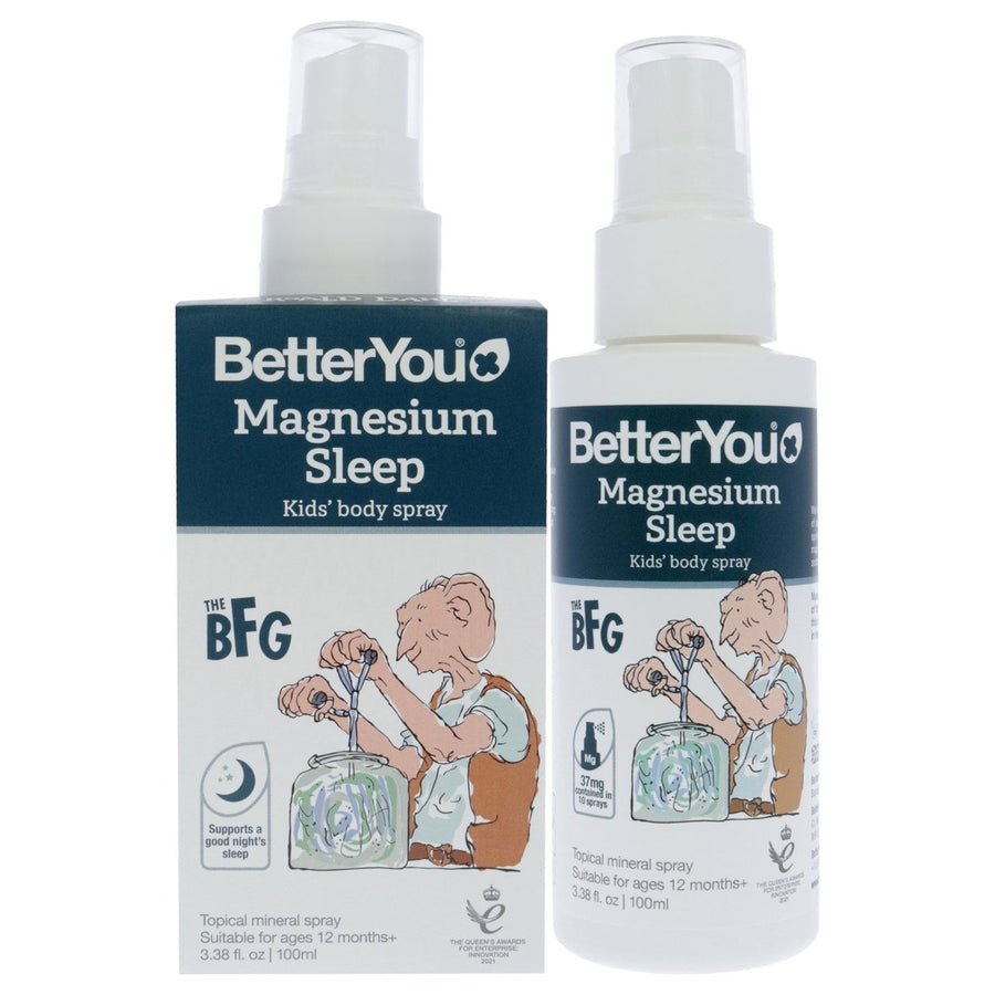 BetterYou Magnesium Sleep Body Spray by BetterYou for Kids - 3.38 oz Body Spray Image 1