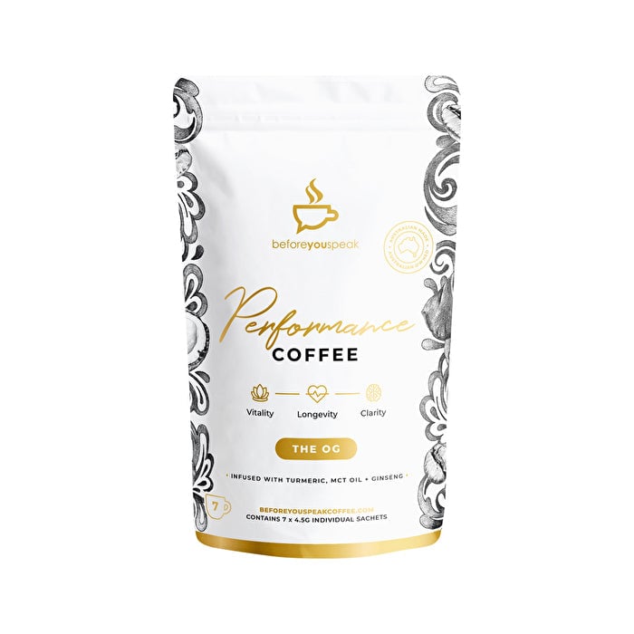 Before You Speak Performance Coffee The OG 4.5g x 7 Pack Image 1