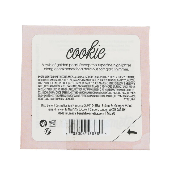 Benefit Cookie Golden Pearl Highlighter 8g/0.28oz Image 3